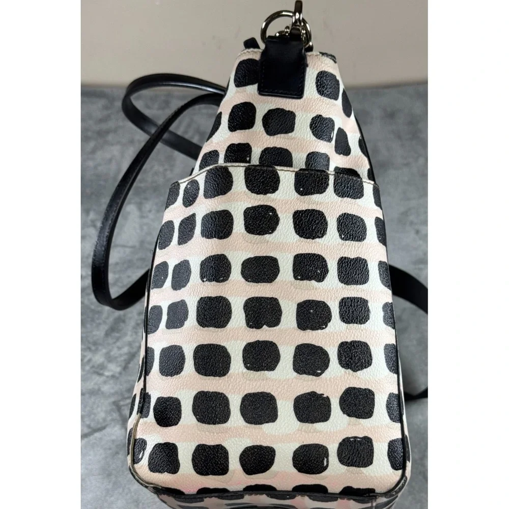 Kate Spade Grove Street Kaylie Pink/ Black/ Beige/ White Baby  Bag one size